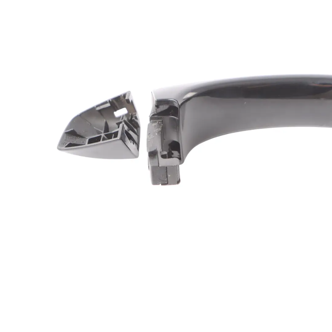 4M Front Door Outer Handle Pull Right O/S Mythical Black - Y9T to Audi Q7 with Part number 4H0837206 Audi Q7 4M Front Door Outer Handle Pull Right O/S Mythical Black - Y9T - SKU RHD-4H0837206-MYB - Part number 4H0837206