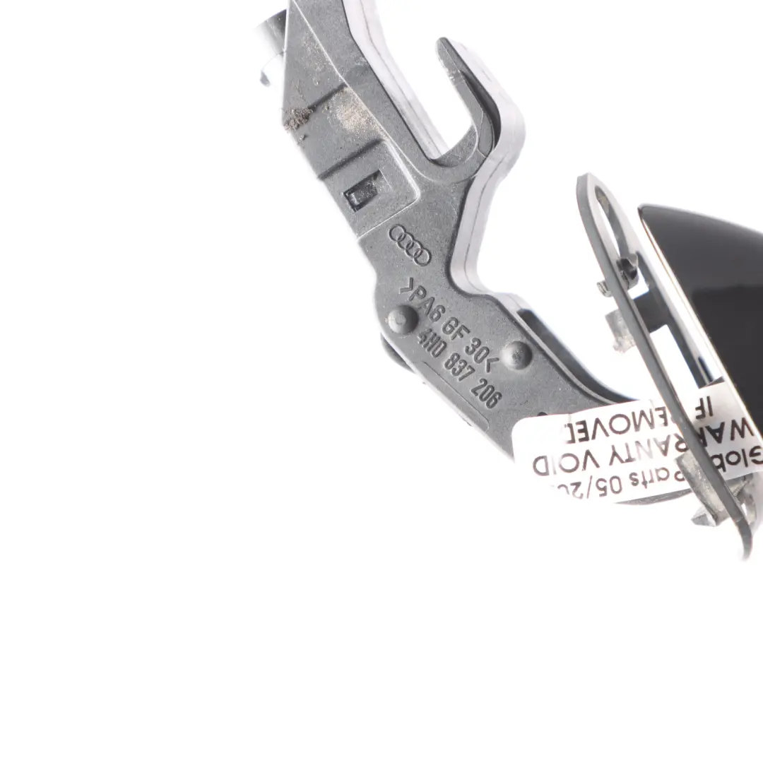 4M Front Door Outer Handle Pull Right O/S Mythical Black - Y9T to Audi Q7 with Part number 4H0837206 Audi Q7 4M Front Door Outer Handle Pull Right O/S Mythical Black - Y9T - SKU RHD-4H0837206-MYB - Part number 4H0837206