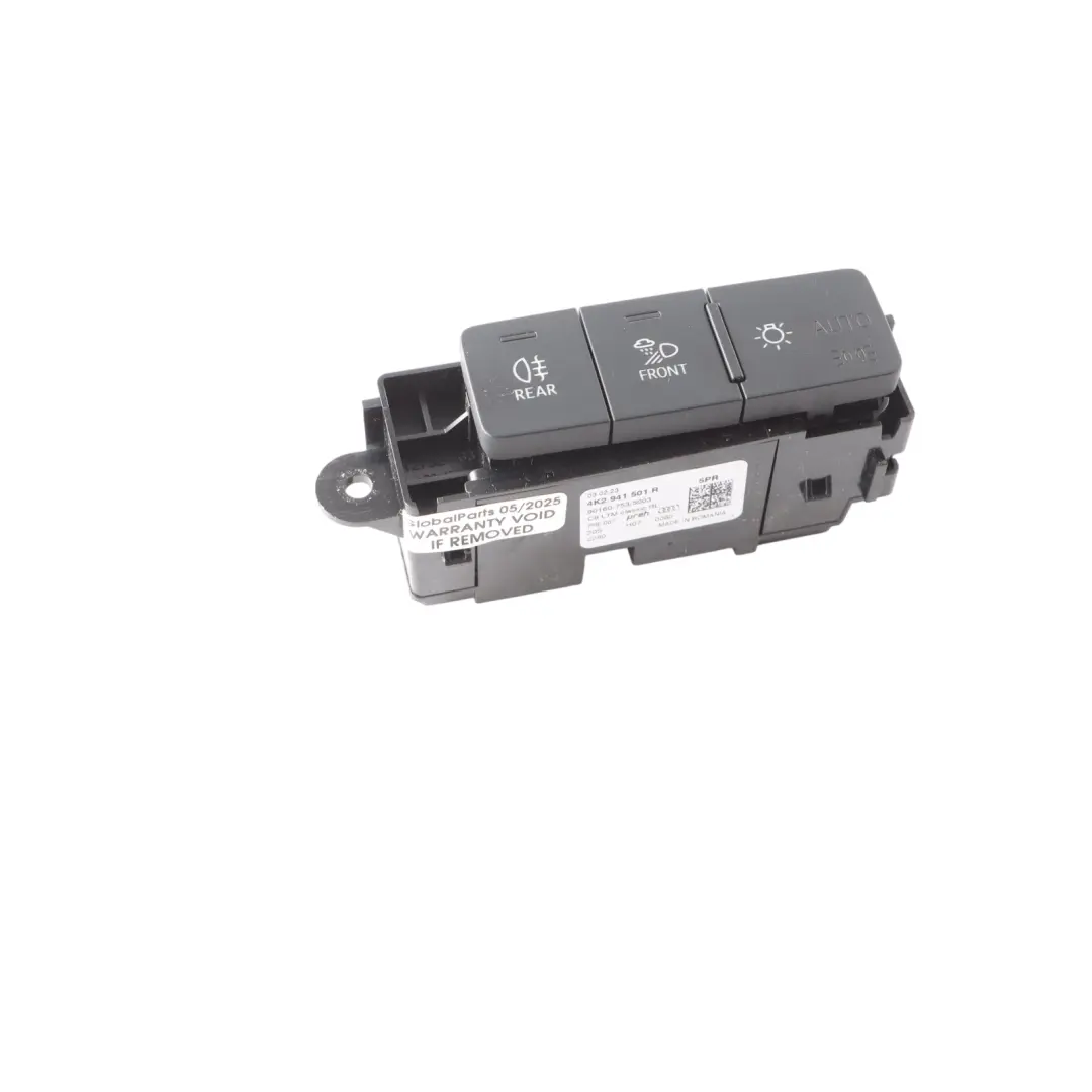 4M Headlight Fog Light Switch Button Block Panel to Audi Q7 with Part number 4K2941501R Audi Q7 4M Headlight Fog Light Switch Button Block Panel - SKU RHD-4K2941501R - Part number 4K2941501R