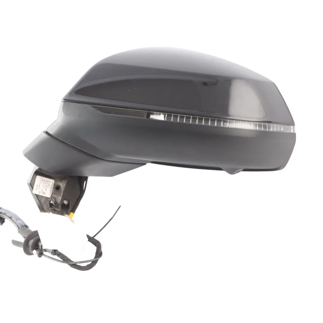 Audi Q7 4M Wing Mirror Left N/S Mythical Black Metallic - Y9T - SKU RHD-4M2857409AJ-MYB - Part number 4M2857409AJ
