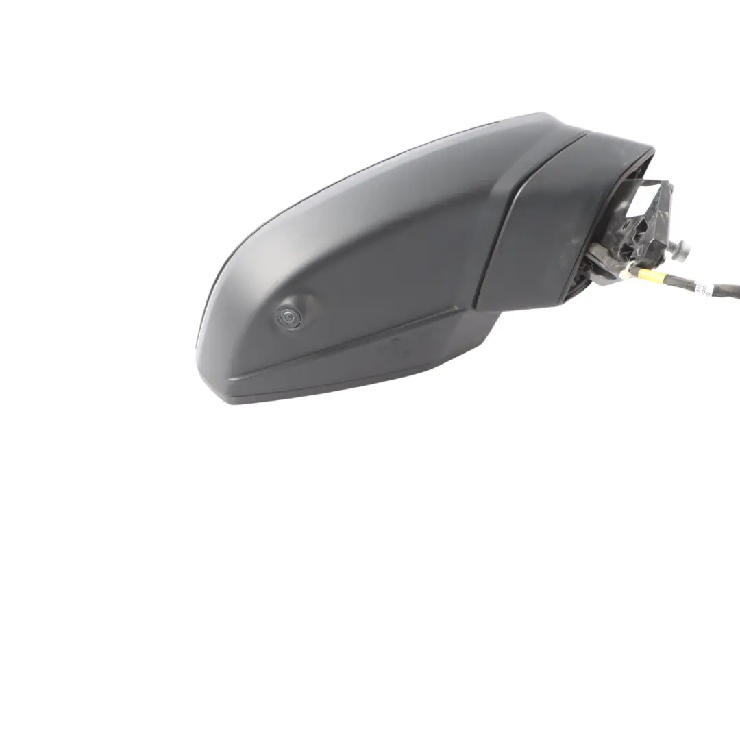 Audi Q7 4M Front Mirror Wing Door Electric Power Right O/S Mythical Black - Y9T - SKU RHD-4M2857410AS-MYB - Part number 4M2857410AS