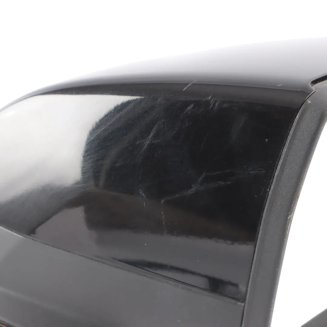 Audi Q7 4M Front Mirror Wing Door Electric Power Right O/S Mythical Black - Y9T - SKU RHD-4M2857410AS-MYB - Part number 4M2857410AS