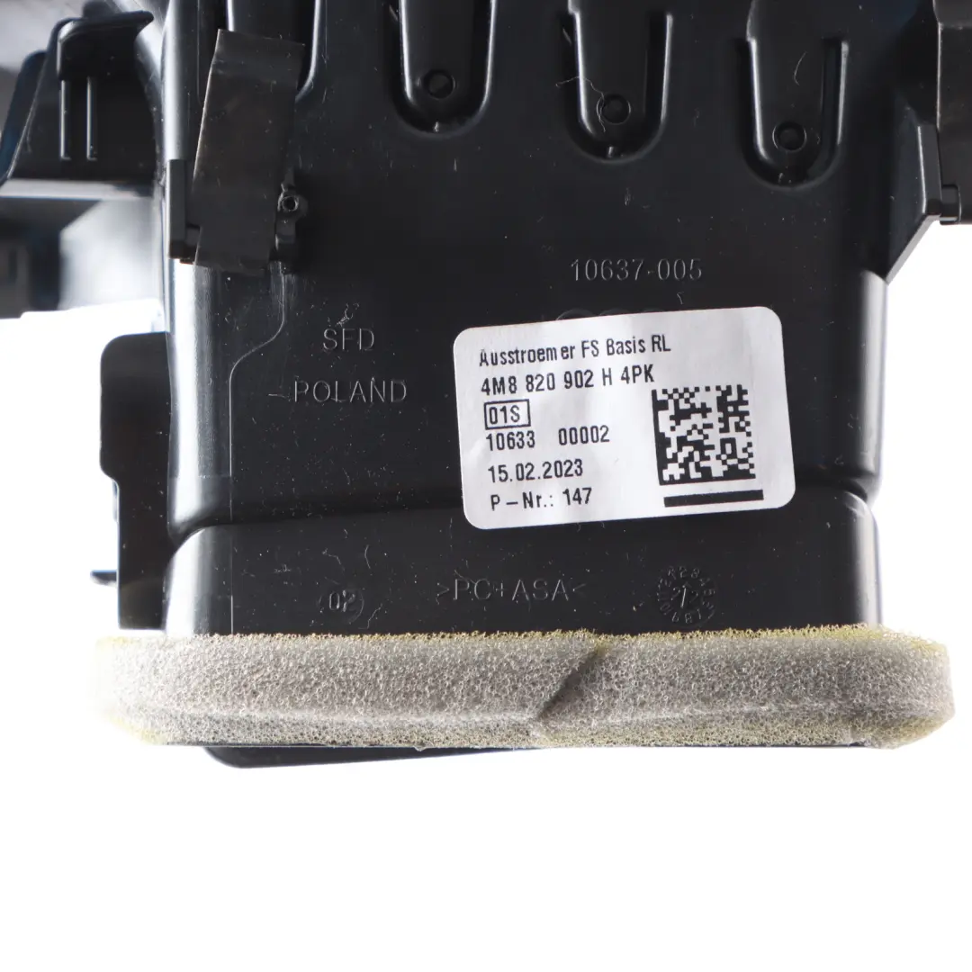 Vent Audi Q7 4M Front Dashboard Air Grille Nozzle Right O/S to Air with Part number 4M8820902H Air Vent Audi Q7 4M Front Dashboard Air Grille Nozzle Right O/S - SKU RHD-4M8820902H - Part number 4M8820902H