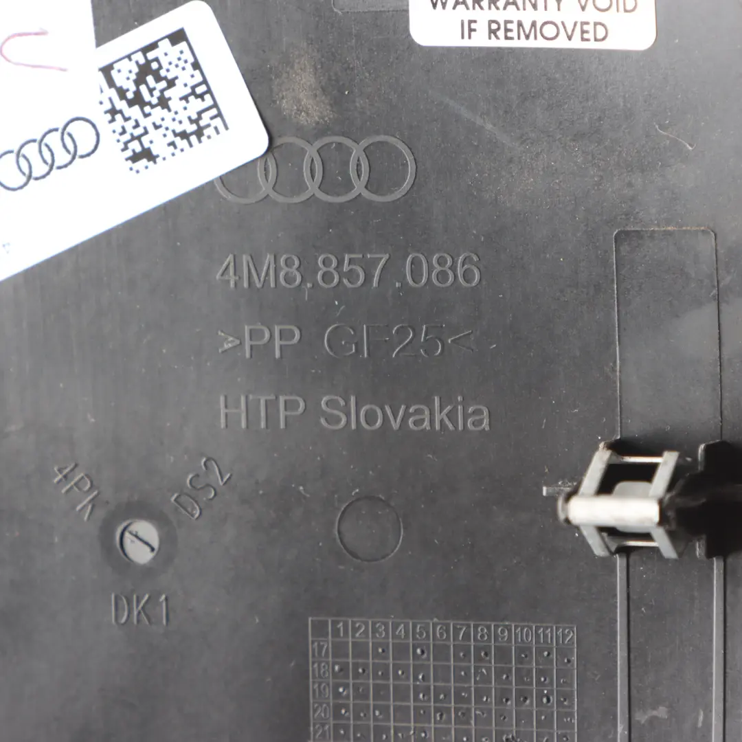 4M Dashboard Cover Right O/S Dash Trim End Cover Black to Audi Q7 with Part number 4M8857086 Audi Q7 4M Dashboard Cover Right O/S Dash Trim End Cover Black - SKU 4M8857086 - Part number 4M8857086