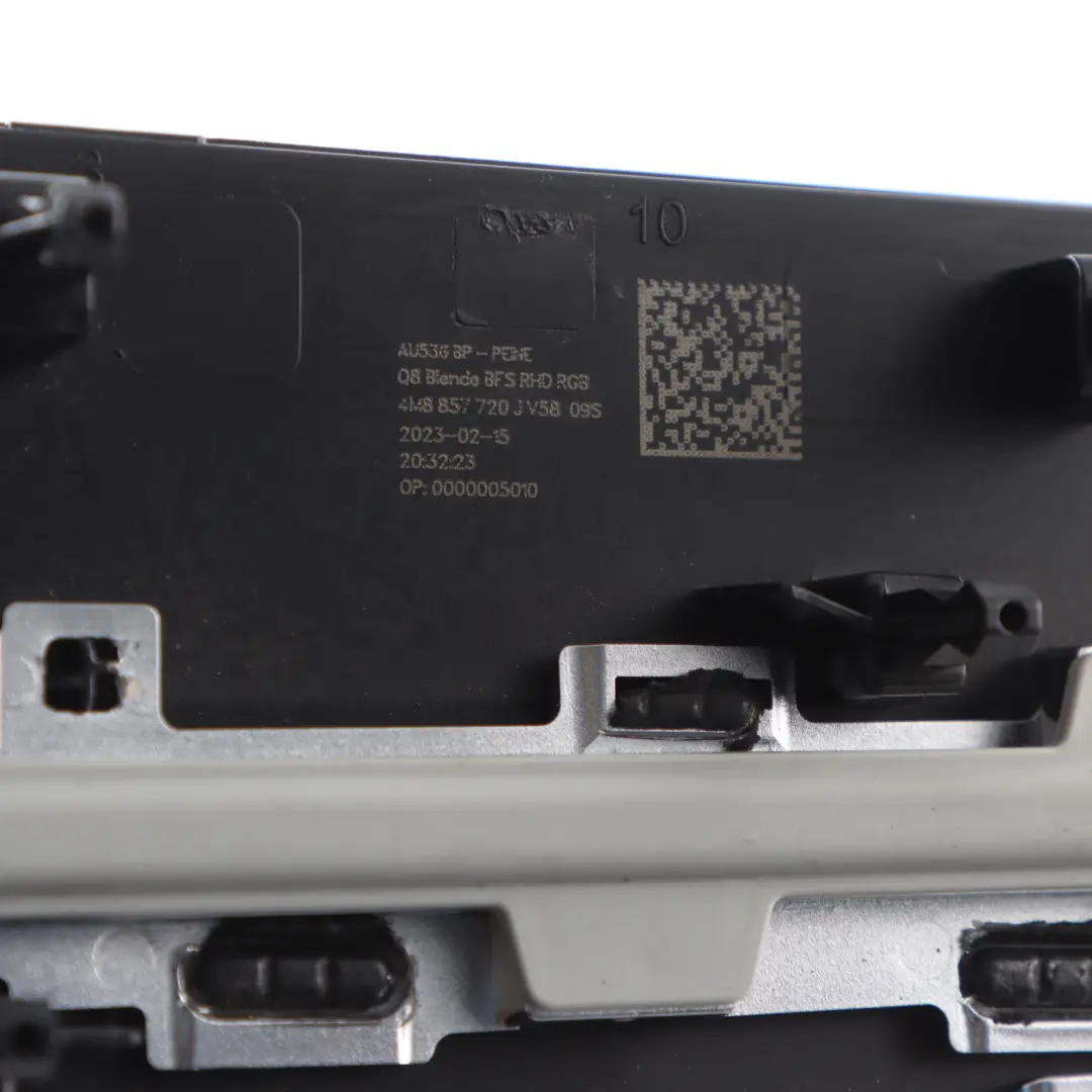 4M Dashboard Side Strip Left N/S Trim Panel Quattro Badge to Audi Q7 with Part number 4M8857720J Audi Q7 4M Dashboard Side Strip Left N/S Trim Panel Quattro Badge - SKU RHD-4M8857720J - Part number 4M8857720J