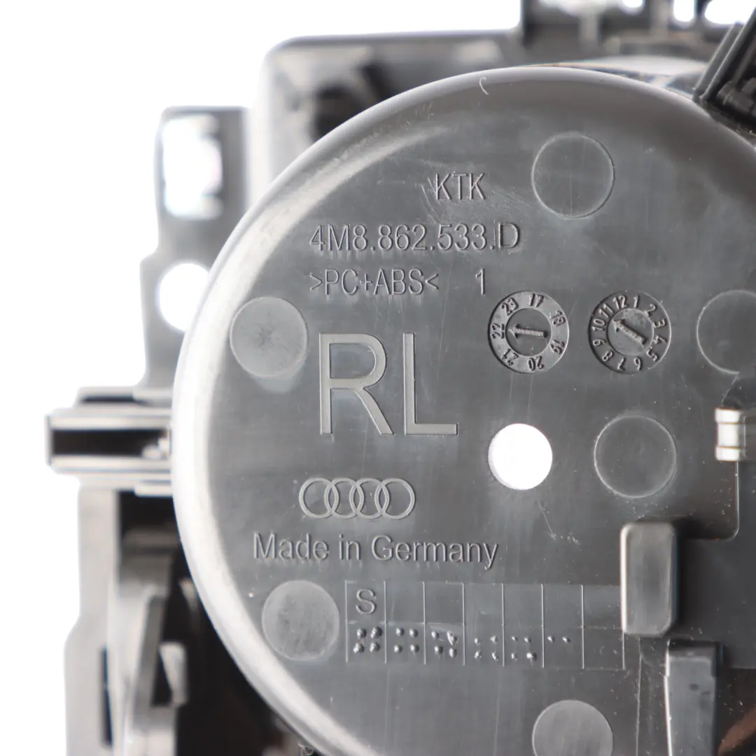 4M Centre Console Rear Trim Panel Cover 12V Cup Holder Black to Audi Q7 with Part number 4M8862533D Audi Q7 4M Centre Console Rear Trim Panel Cover 12V Cup Holder Black - SKU RHD-4M8862533D - Part number 4M8862533D