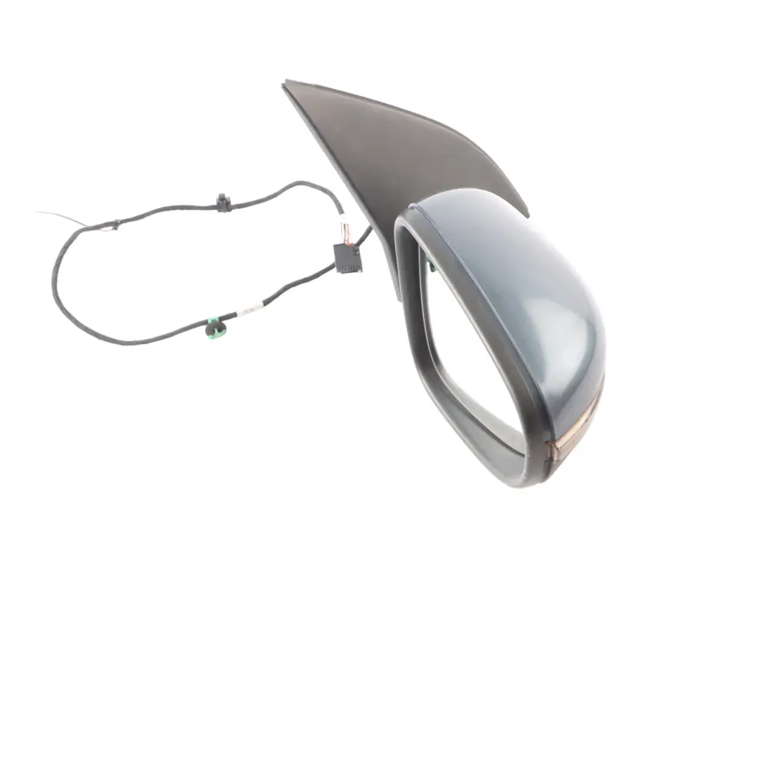 Volkswagen Golf 6 Wing Mirror Right O/S Electric Blue Graphite Pearl Effect C5F - SKU RHD-5K0857508AD-BGR1 - Part number 5K0857508AD
