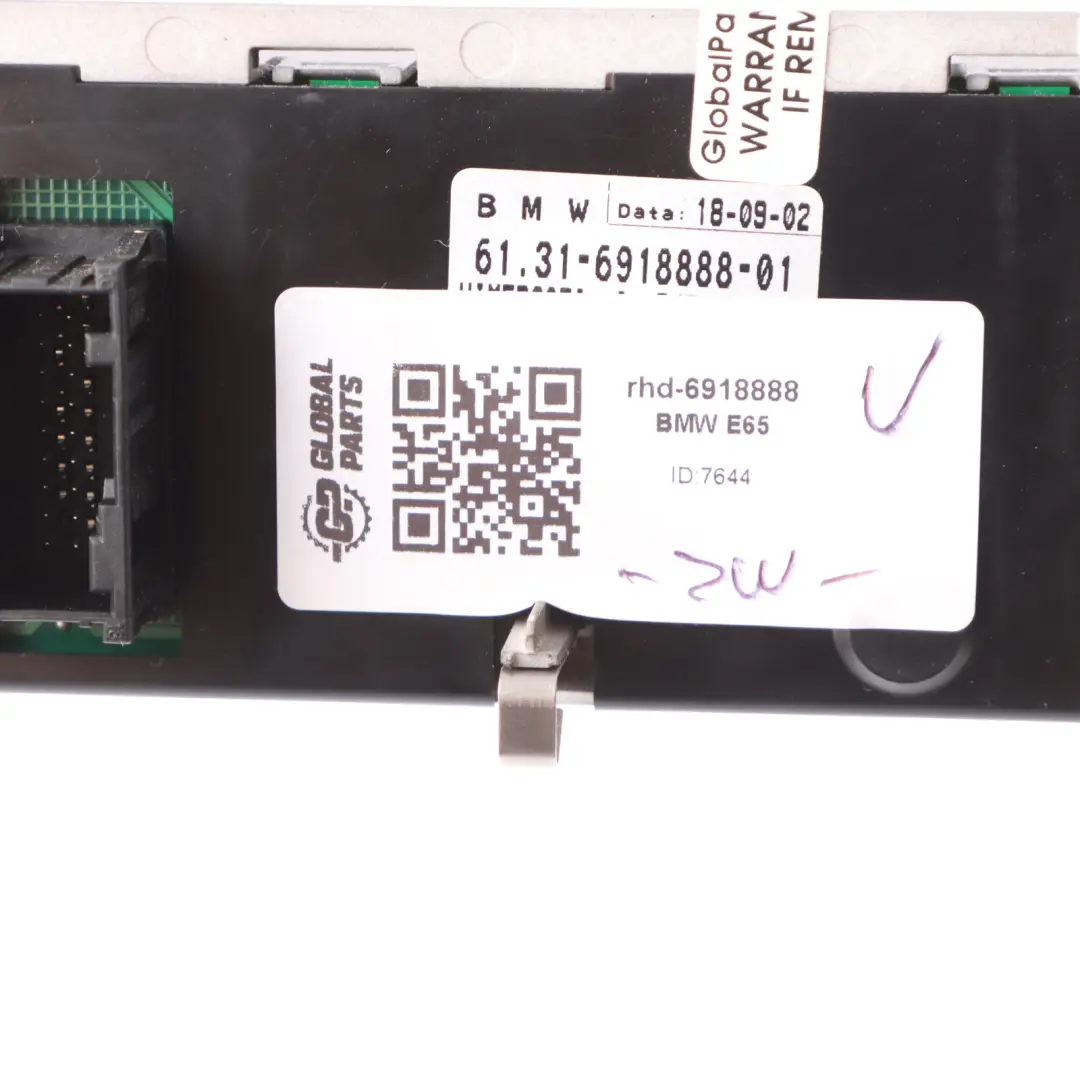 Headlight Control Element Light Switch Grey to BMW 7 Series E65 E66 with Part number 6918888 BMW 7 Series E65 E66 Headlight Control Element Light Switch Grey - SKU rhd-6918888 - Part number 6918888