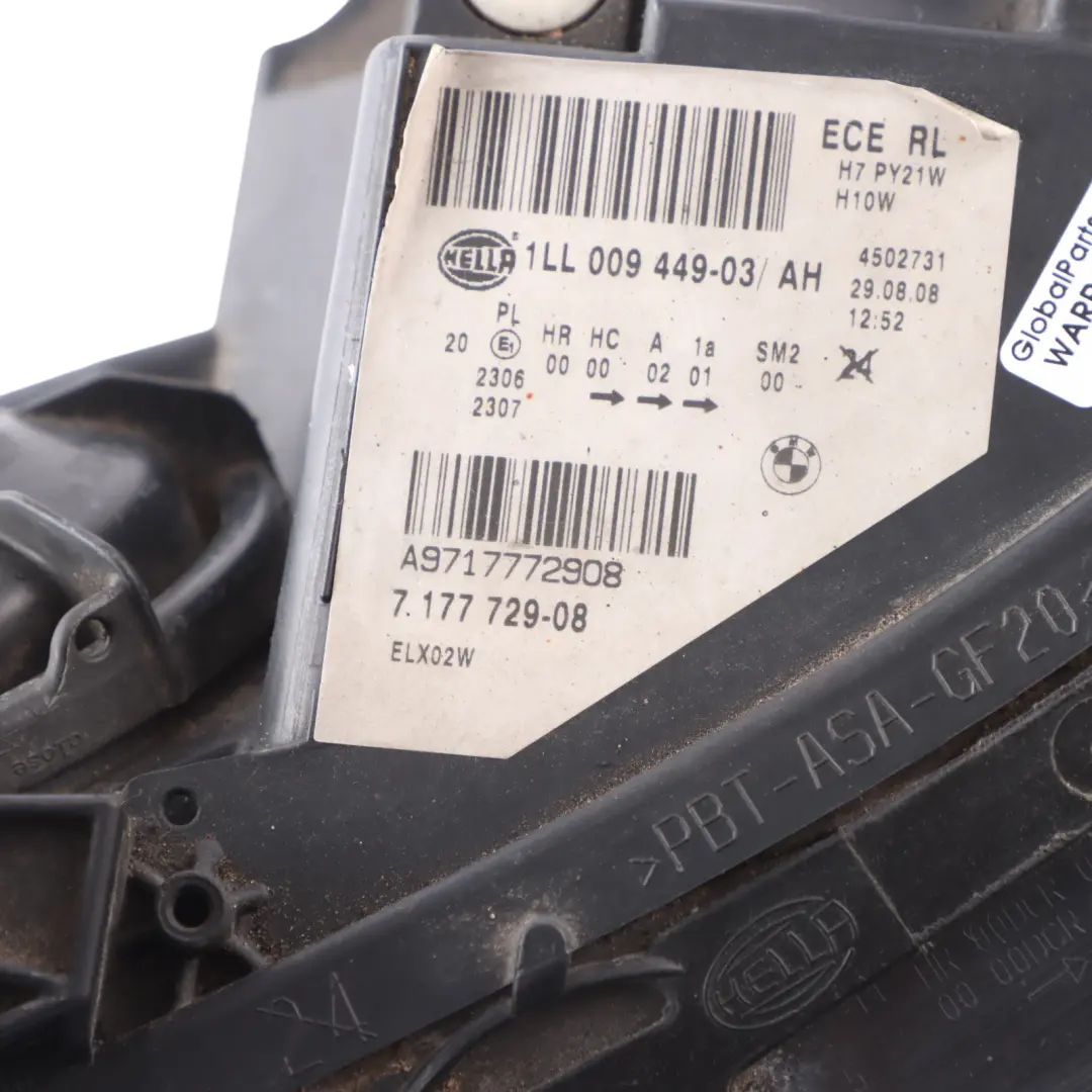 Headlight Headlamp Lamp Left N/S to BMW 5 Series 1 E60 E61 LCI with Part number 7177729 BMW 5 Series 1 E60 E61 LCI Headlight Headlamp Lamp Left N/S - SKU rhd-7177729-1 - Part number 7177729