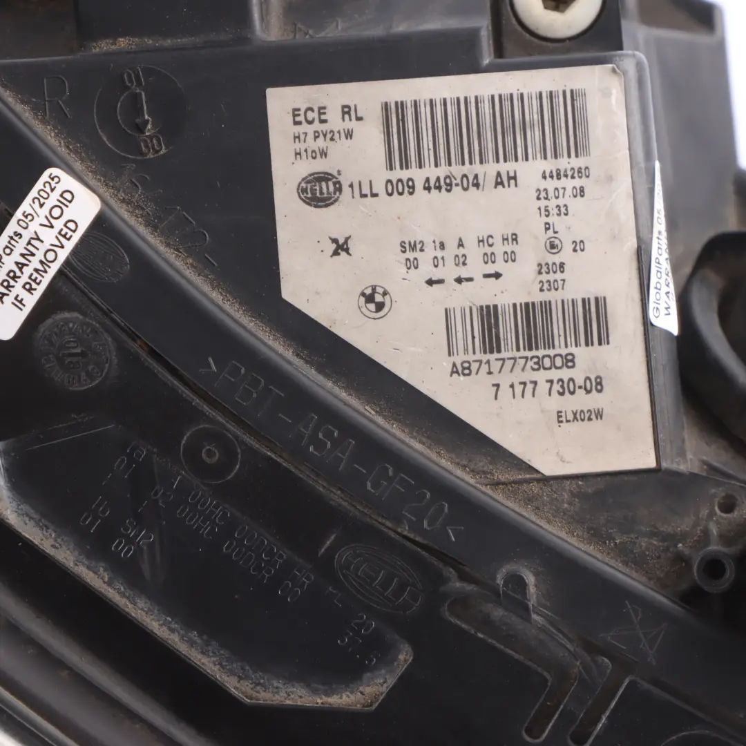  Headlight BMW E60 E61 LCI Headlamp Lamp Right O/S - SKU rhd-7177730-1 - Part number 7177730