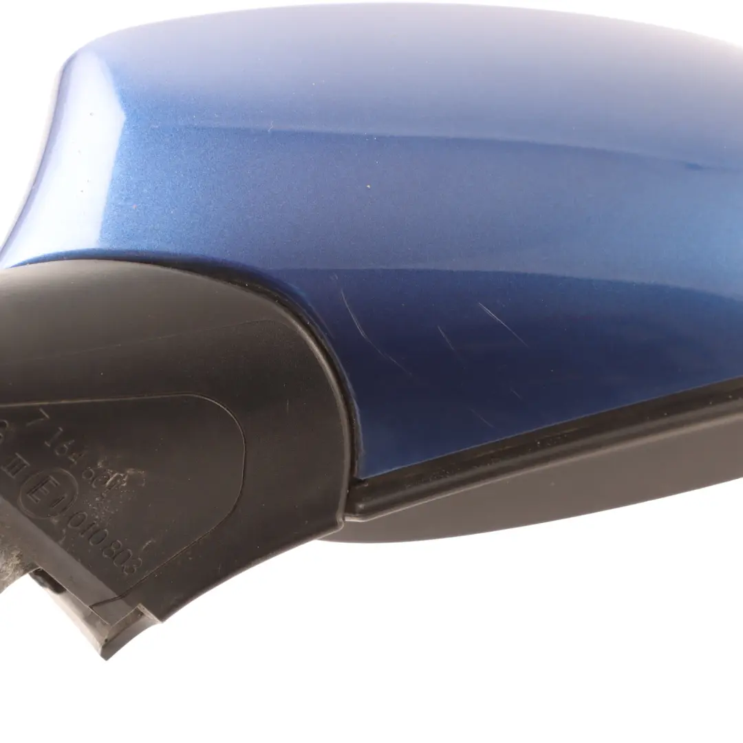 Wing Mirror BMW E81 E82 E88 Heated Left N/S Montegoblau Montego Blue to with Part number 7185355 Wing Mirror BMW E81 E82 E88 Heated Left N/S Montegoblau Montego Blue - SKU rhd-7185355-MTB1 - Part number 7185355