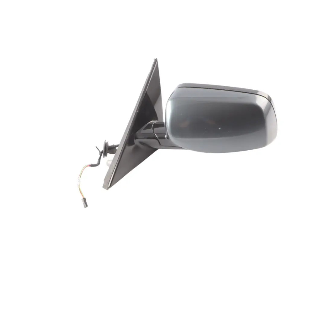  Wing Mirror BMW E60 E61 LCI M Sport Left N/S Heated Platingrau Metallic - A68 - SKU RHD-7189635-PG - Part number 7189635