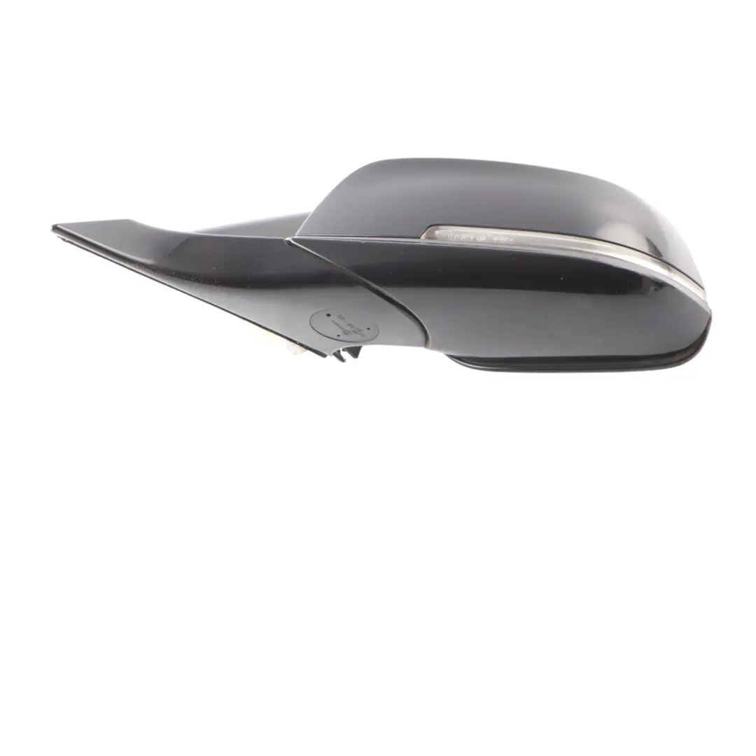 BMW F20 Wing Mirror Door Left Heated N/S High Gloss Black Sapphire Metallic 475 - SKU rhd-7242779-BS - Part number 7242779
