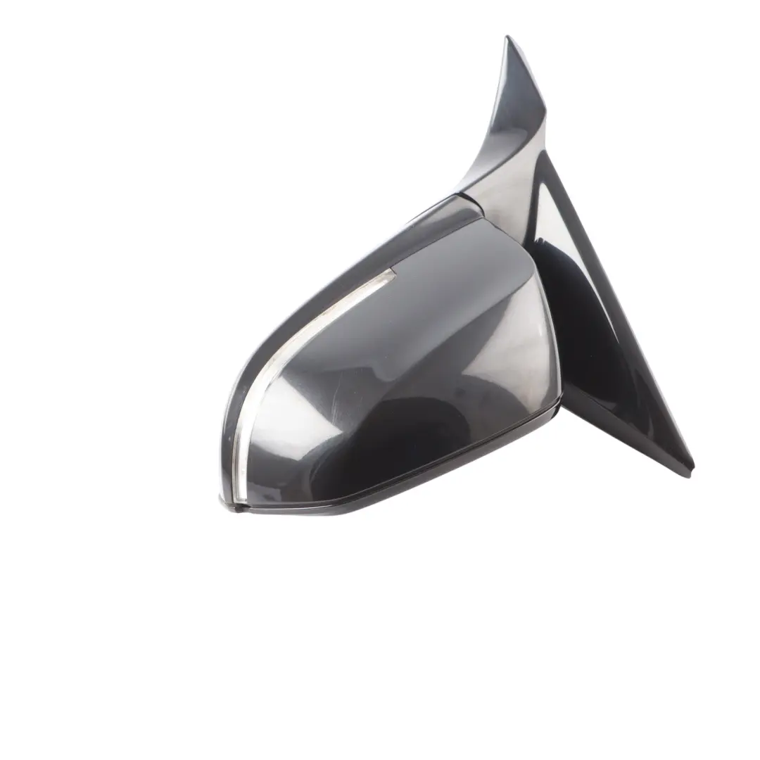 BMW F20 Wing Mirror Door Left Heated N/S High Gloss Black Sapphire Metallic 475 - SKU rhd-7242779-BS - Part number 7242779