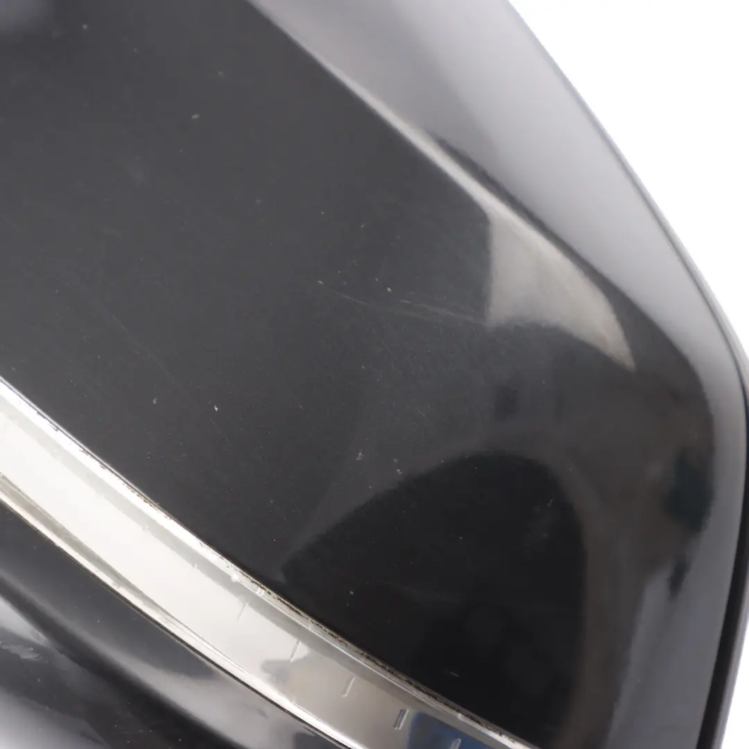 BMW F20 Wing Mirror Door Left Heated N/S High Gloss Black Sapphire Metallic 475 - SKU rhd-7242779-BS - Part number 7242779