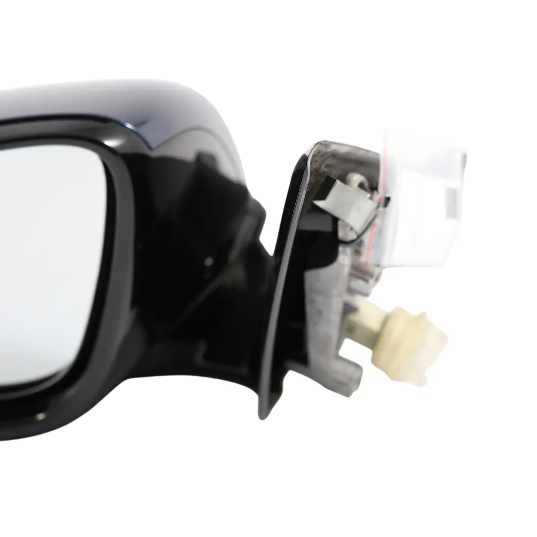 BMW F20 Wing Mirror Door Left Heated N/S High Gloss Tiefseeblau Blue - A76 - SKU RHD-7242779-DSB - Part number 7242779