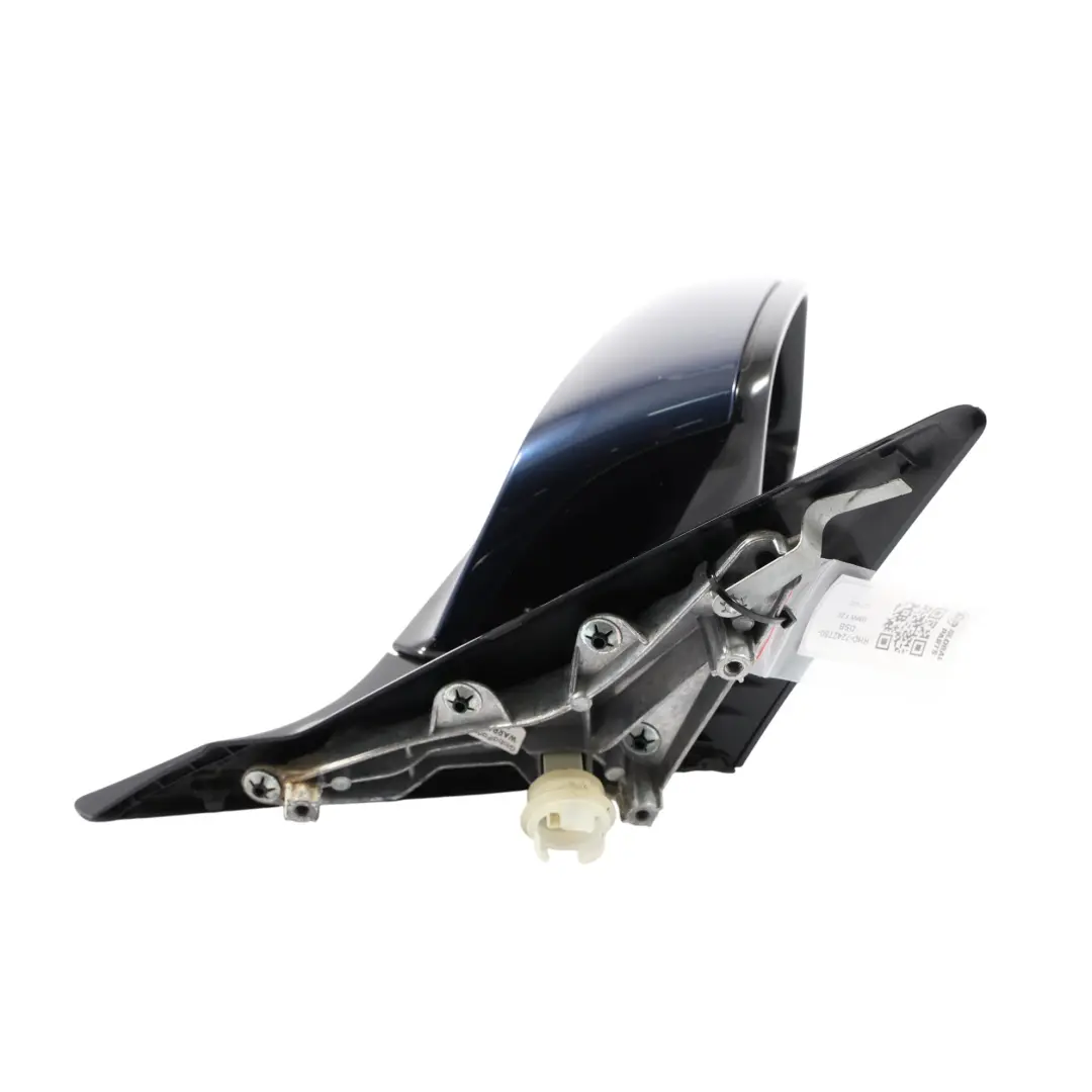 BMW F20 Wing Mirror Heated Right O/S High Gloss 6 Pins Tiefseeblau Blue - A76 - SKU RHD-7242780-DSB - Part number 7242780