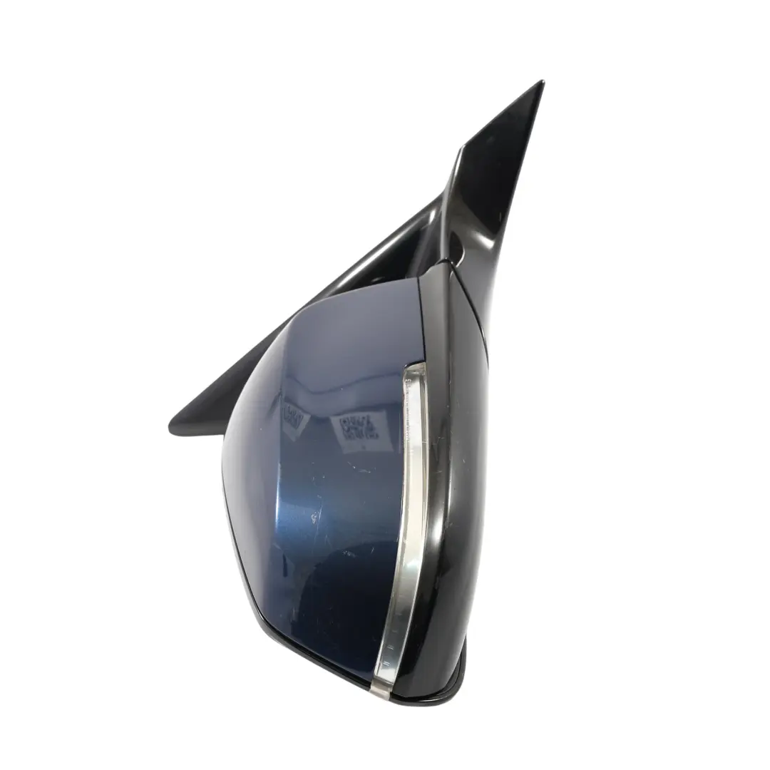 BMW F20 Wing Mirror Heated Right O/S High Gloss 6 Pins Tiefseeblau Blue - A76 - SKU RHD-7242780-DSB - Part number 7242780