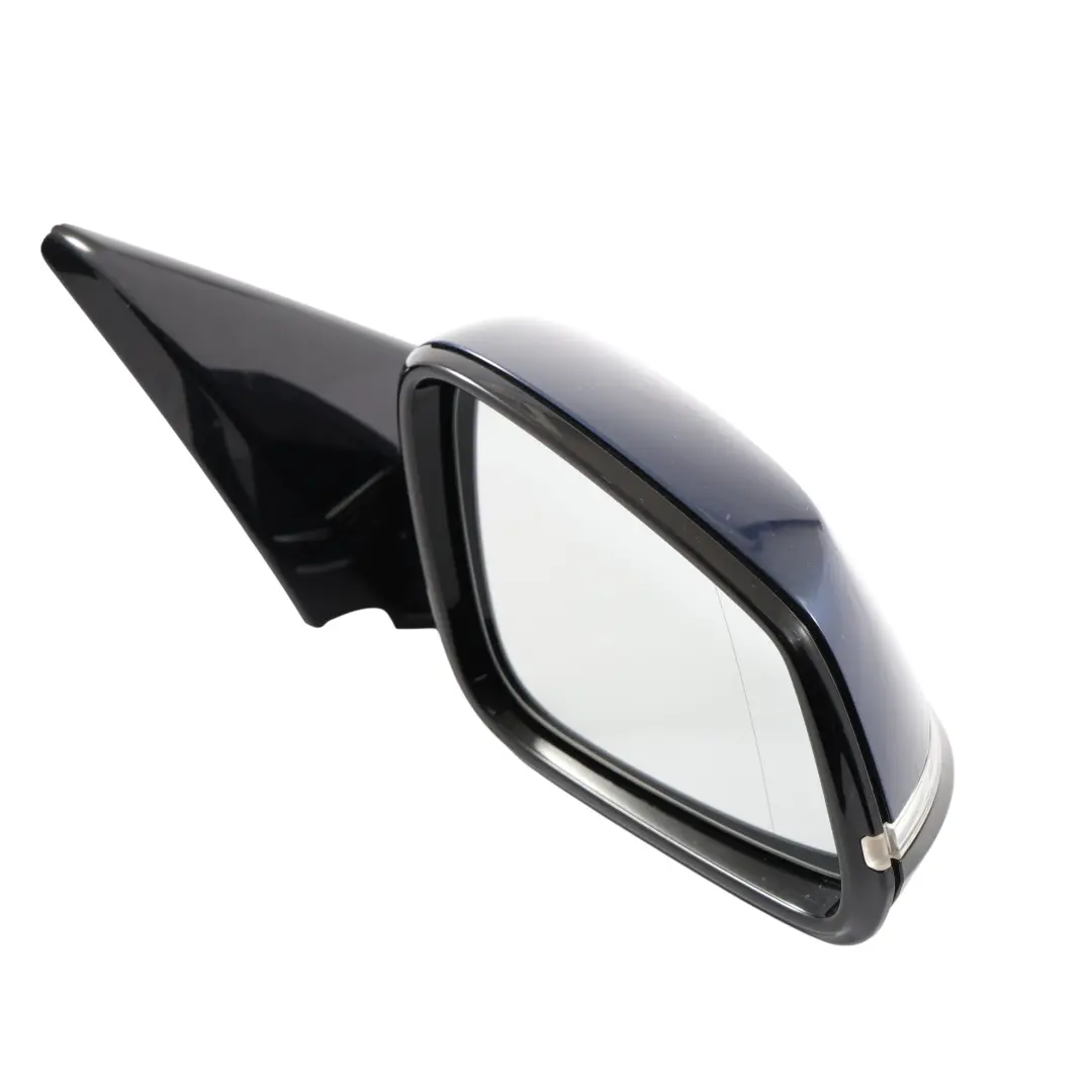 Wing Mirror Heated Right O/S High Gloss 6 Pins Tiefseeblau Blue - A76 to BMW F20 with Part number 7242780 BMW F20 Wing Mirror Heated Right O/S High Gloss 6 Pins Tiefseeblau Blue - A76 - SKU RHD-7242780-DSB - Part number 7242780