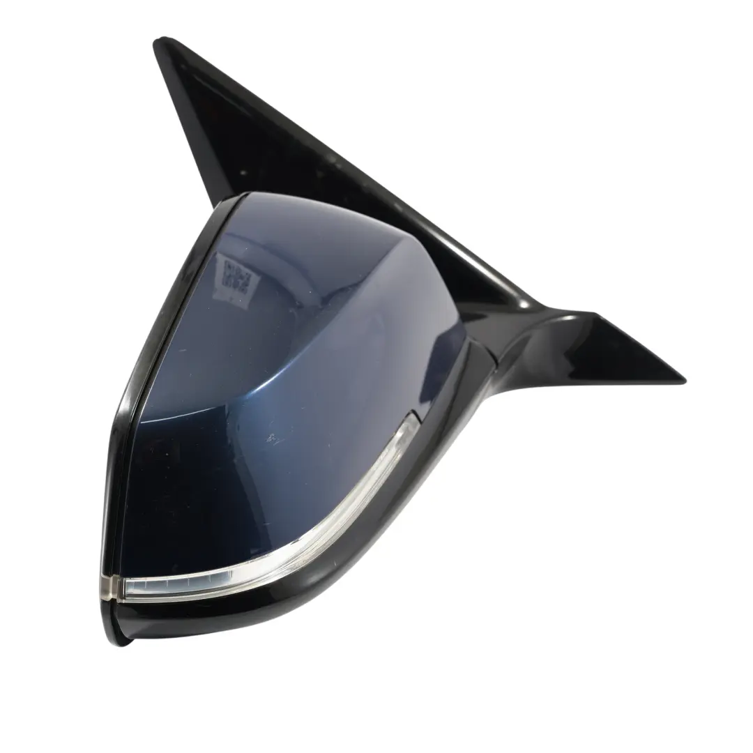 Wing Mirror Heated Right O/S High Gloss 6 Pins Tiefseeblau Blue - A76 to BMW F20 with Part number 7242780 BMW F20 Wing Mirror Heated Right O/S High Gloss 6 Pins Tiefseeblau Blue - A76 - SKU RHD-7242780-DSB - Part number 7242780