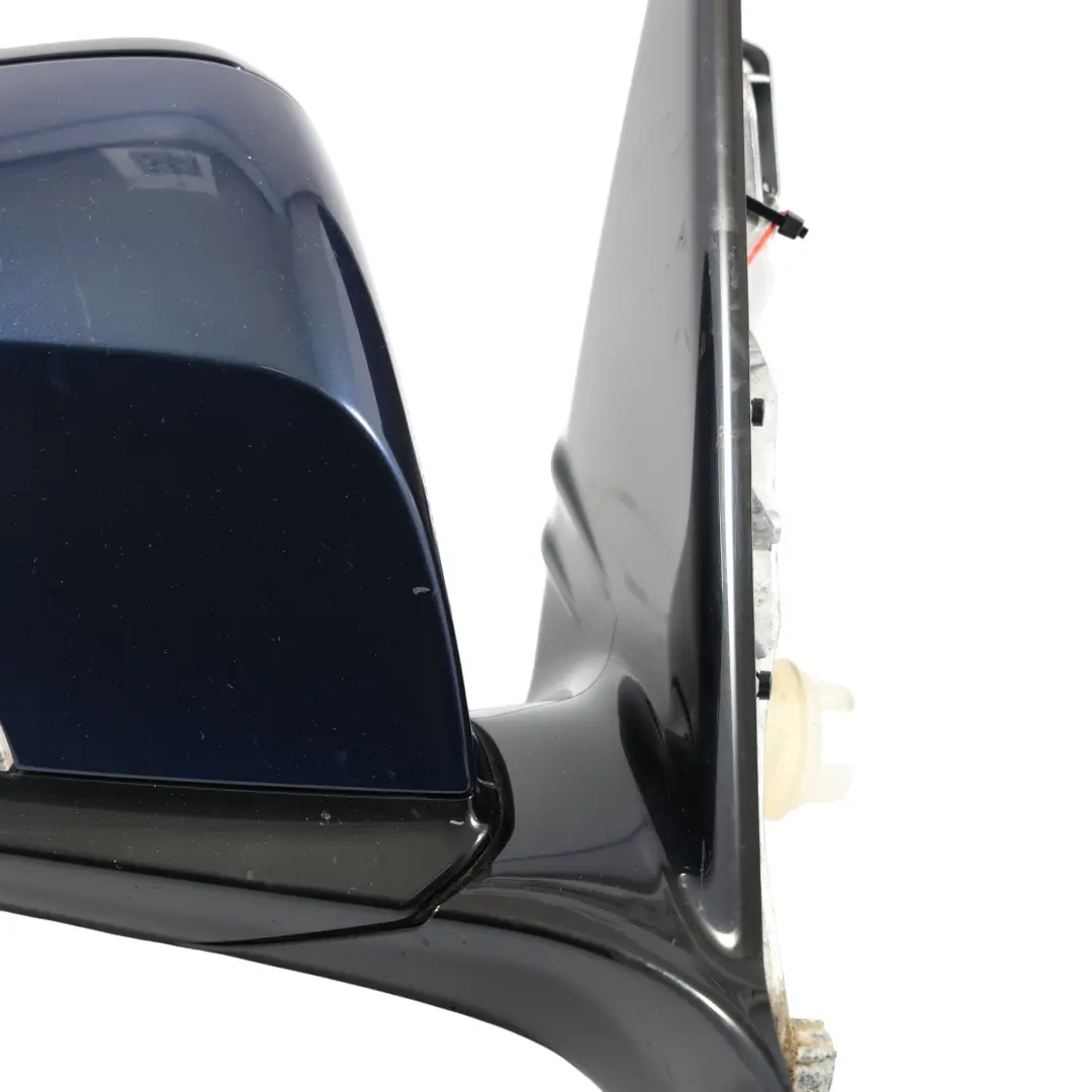 Wing Mirror Heated Right O/S High Gloss 6 Pins Tiefseeblau Blue - A76 to BMW F20 with Part number 7242780 BMW F20 Wing Mirror Heated Right O/S High Gloss 6 Pins Tiefseeblau Blue - A76 - SKU RHD-7242780-DSB - Part number 7242780