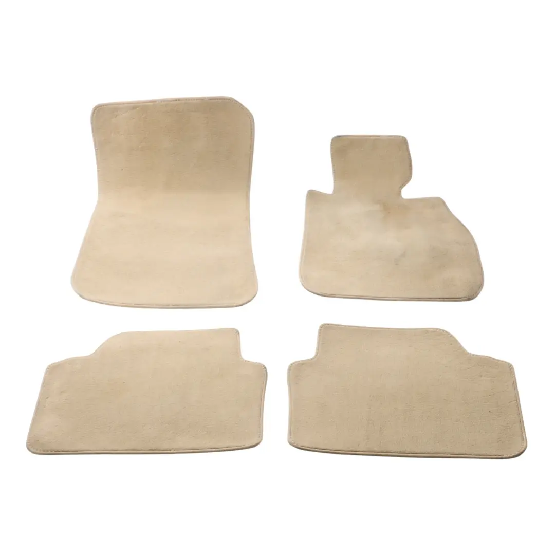 Floor Mats Set Interior Front Rear Floor Mat Cloth Trim Cover Beige to BMW E90 with Part number 7265490 BMW E90 Floor Mats Set Interior Front Rear Floor Mat Cloth Trim Cover Beige - SKU RHD-7316580 - Part number 7265490