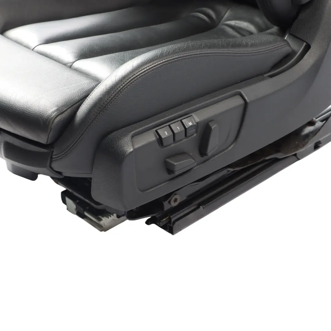 BMW F12 F13 Fotel Lewy Przód M-Sport Grzany Skóra Dakota Czarny Pamięć - SKU RHD-7280601-1 - Numer Części 7280601