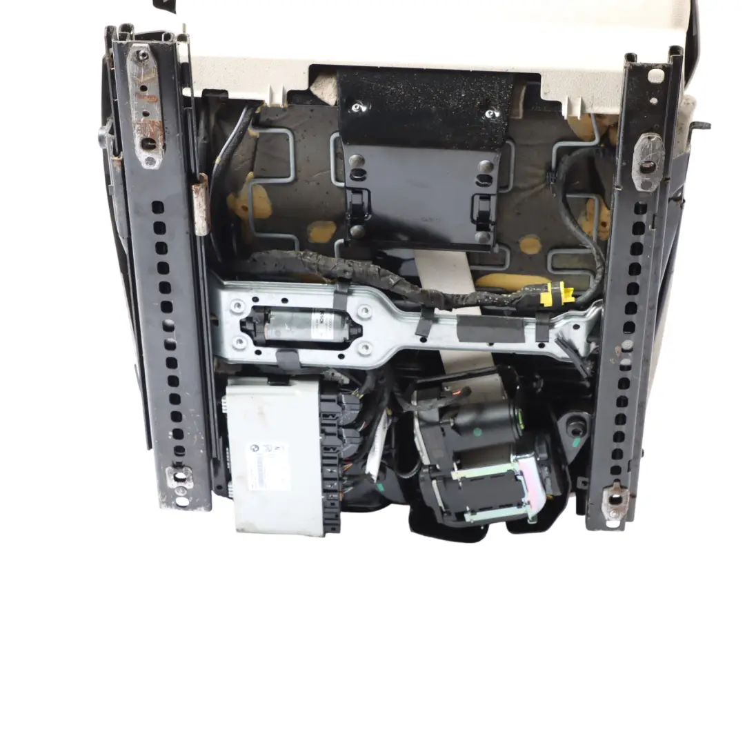 Front Sport Seat Memory Heated Left N/S Leather Elfenbein White to BMW F12 Cabrio with Part number 7280619 BMW F12 Cabrio Front Sport Seat Memory Heated Left N/S Leather Elfenbein White - SKU RHD-7280619-1 - Part number 7280619