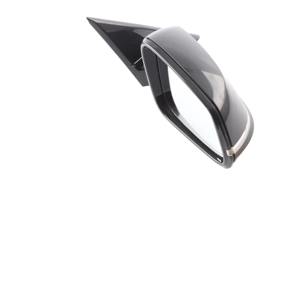 BMW F30 F31 High Gloss Heated Right Wing Mirror O/S Black Sapphire Metallic 475 - SKU rhd-7345660-BS - Part number 7345660