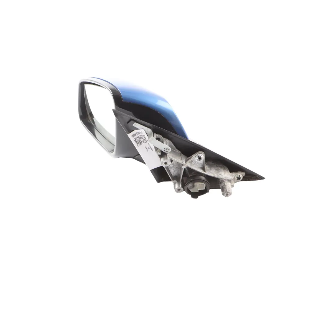  Wing Mirror BMW F30 F31 Outside Heated Left N/S 5 Pins Estoril Metallic Blue-B45 - SKU RHD-7345679-EB - Part number 7345679