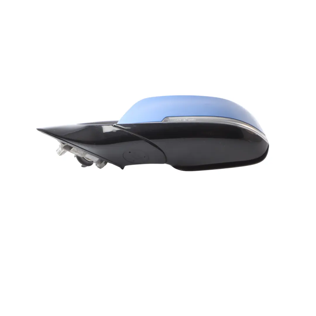  Wing Mirror BMW F30 F31 Outside Heated Left N/S 5 Pins Estoril Metallic Blue-B45 - SKU RHD-7345679-EB - Part number 7345679