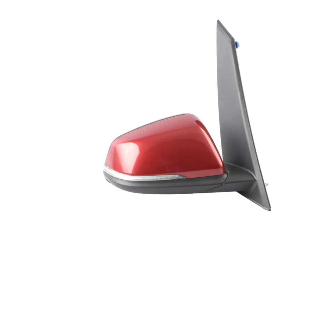 BMW F45 Wing Mirror Outside Door Right O/S Power Fold Flamenco Red Brilliant C06 - SKU RHD-7415796-FLR - Part number 7415796