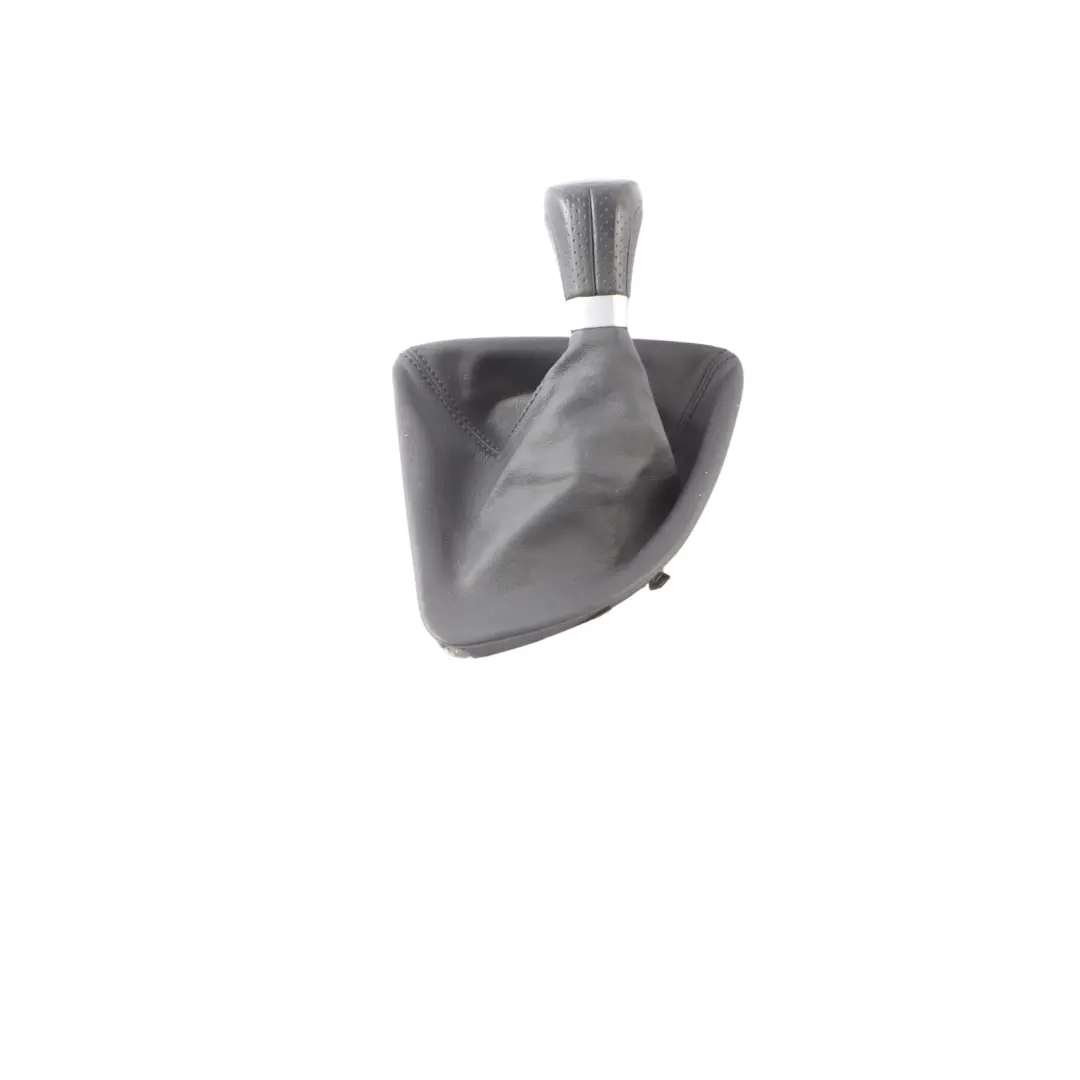Gear Knob BMW E81 E82 E88 E87 LCI M-Sport 6-Speed Gaiter Leather Black - SKU RHD-8037305-4 - Part number 8037305