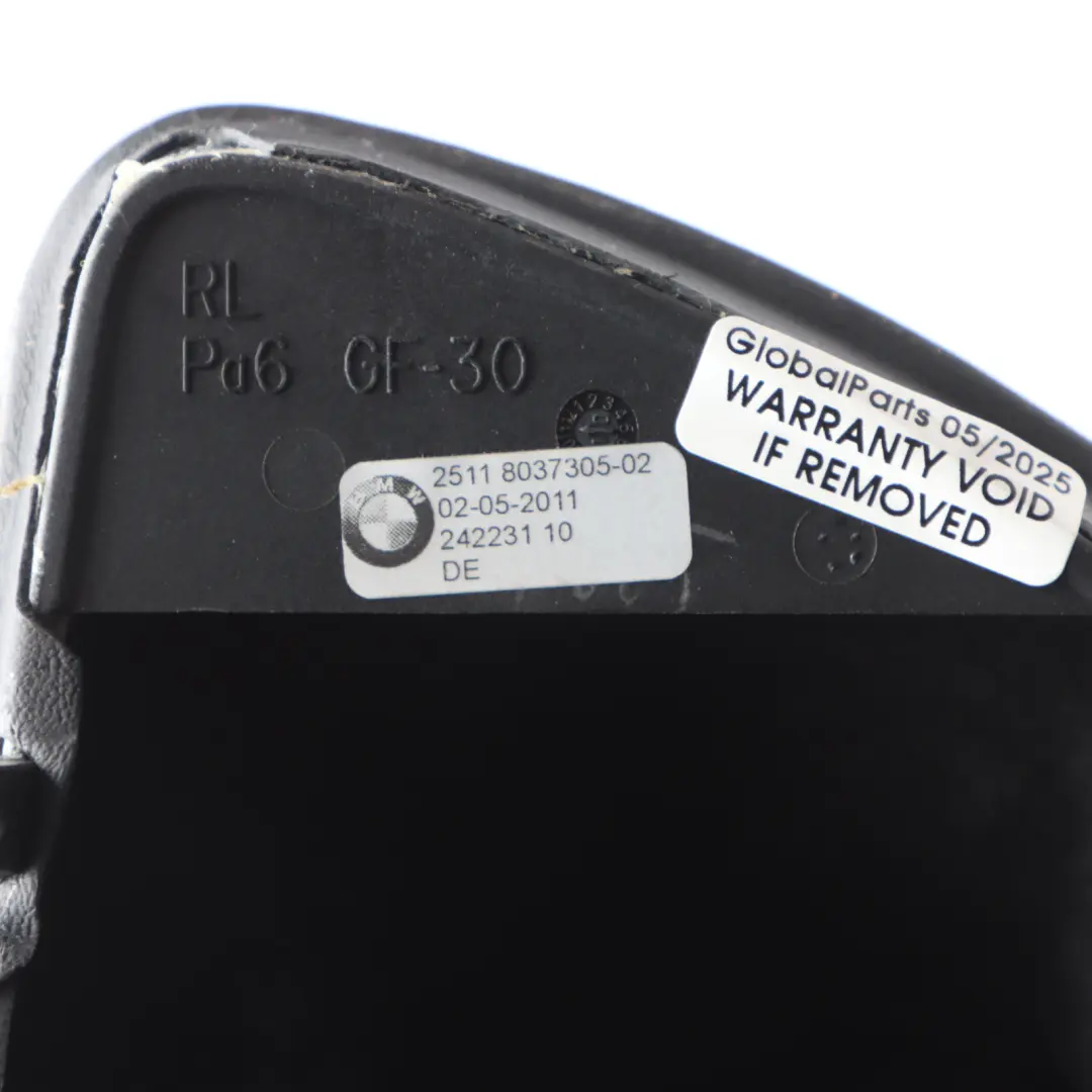 Gear Knob BMW E81 E82 E88 E87 LCI M-Sport 6-Speed Gaiter Leather Black - SKU RHD-8037305-4 - Part number 8037305