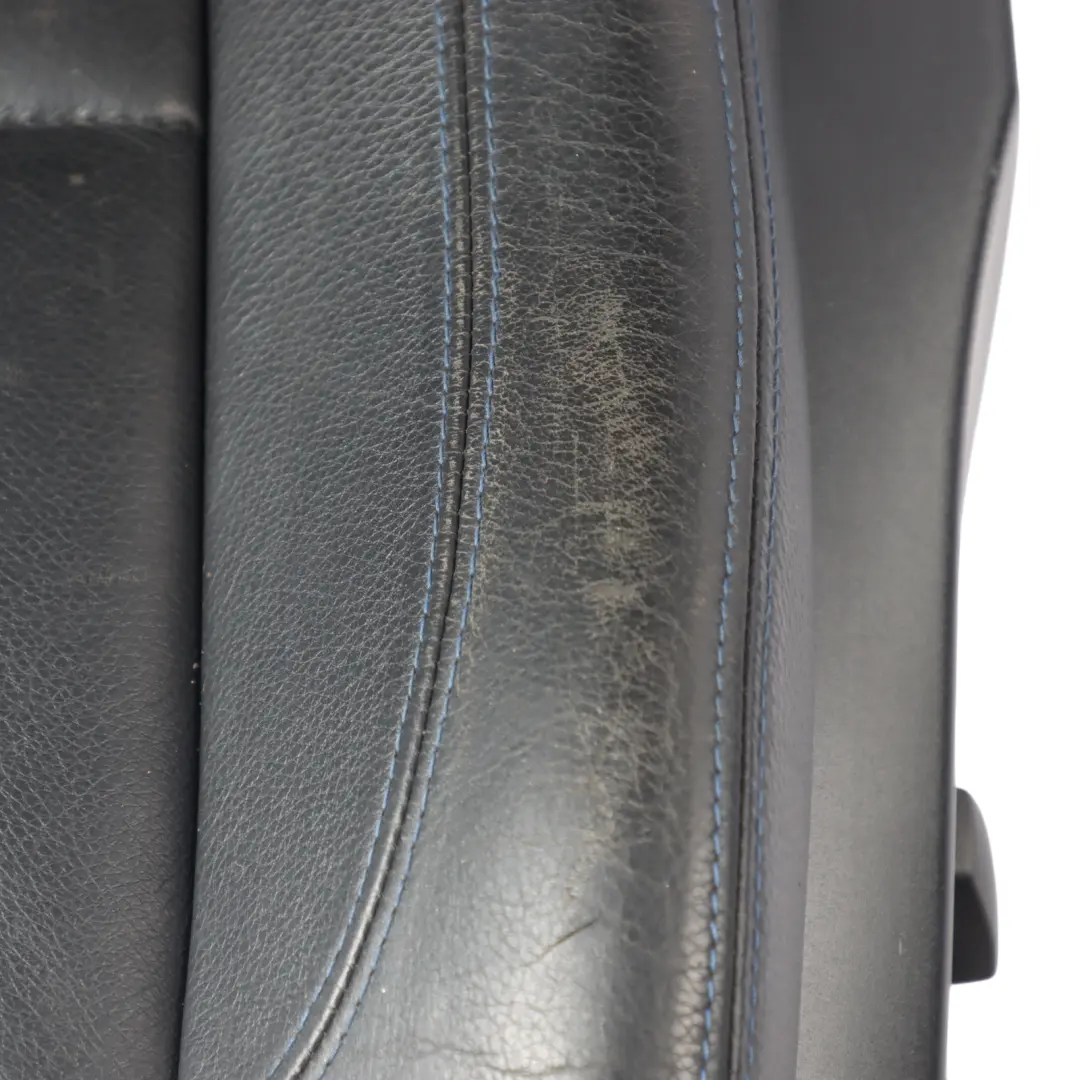Front Left N/S Memory Black Leather Blue Stitching to BMW E93 LCI M Sport Seat with Part number 8053925 BMW E93 LCI M Sport Seat Front Left N/S Memory Black Leather Blue Stitching - SKU RHD-8053925-1 - Part number 8053925