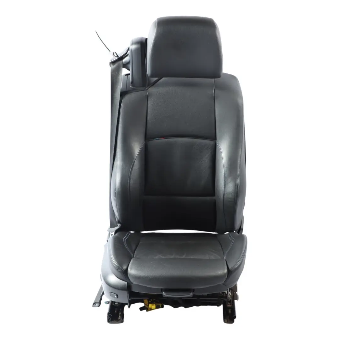Front Right O/S Memory Black Leather Blue Stitching to BMW E93 LCI M Sport Seat with Part number 8053926 BMW E93 LCI M Sport Seat Front Right O/S Memory Black Leather Blue Stitching - SKU RHD-8053926-1 - Part number 8053926