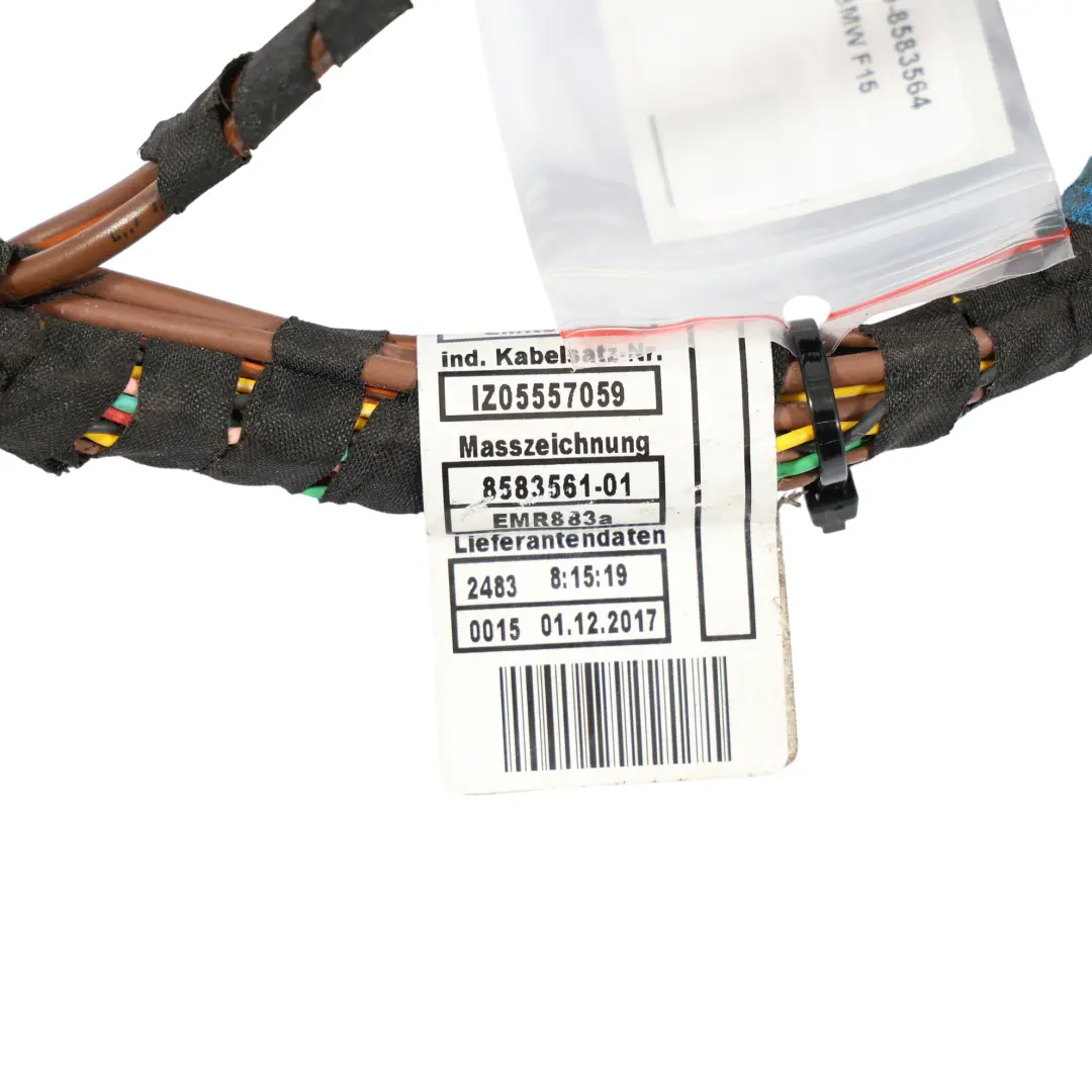 Gearbox Wiring Loom BMW X5 F15 X6 F16 Diesel N57 Wire Harness Engine to with Part number 8583564 Gearbox Wiring Loom BMW X5 F15 X6 F16 Diesel N57 Wire Harness Engine - SKU RHD-8583564 - Part number 8583564