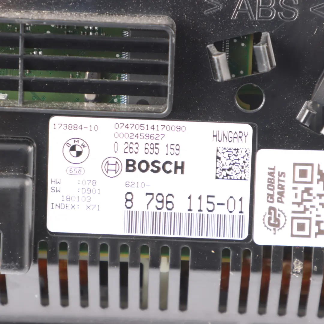 Instrument Cluster Speedo Clocks Automatic Diesel to BMW X5 F15 X6 F16 with Part number 8796115 BMW X5 F15 X6 F16 Instrument Cluster Speedo Clocks Automatic Diesel - SKU RHD-8796115 - Part number 8796115