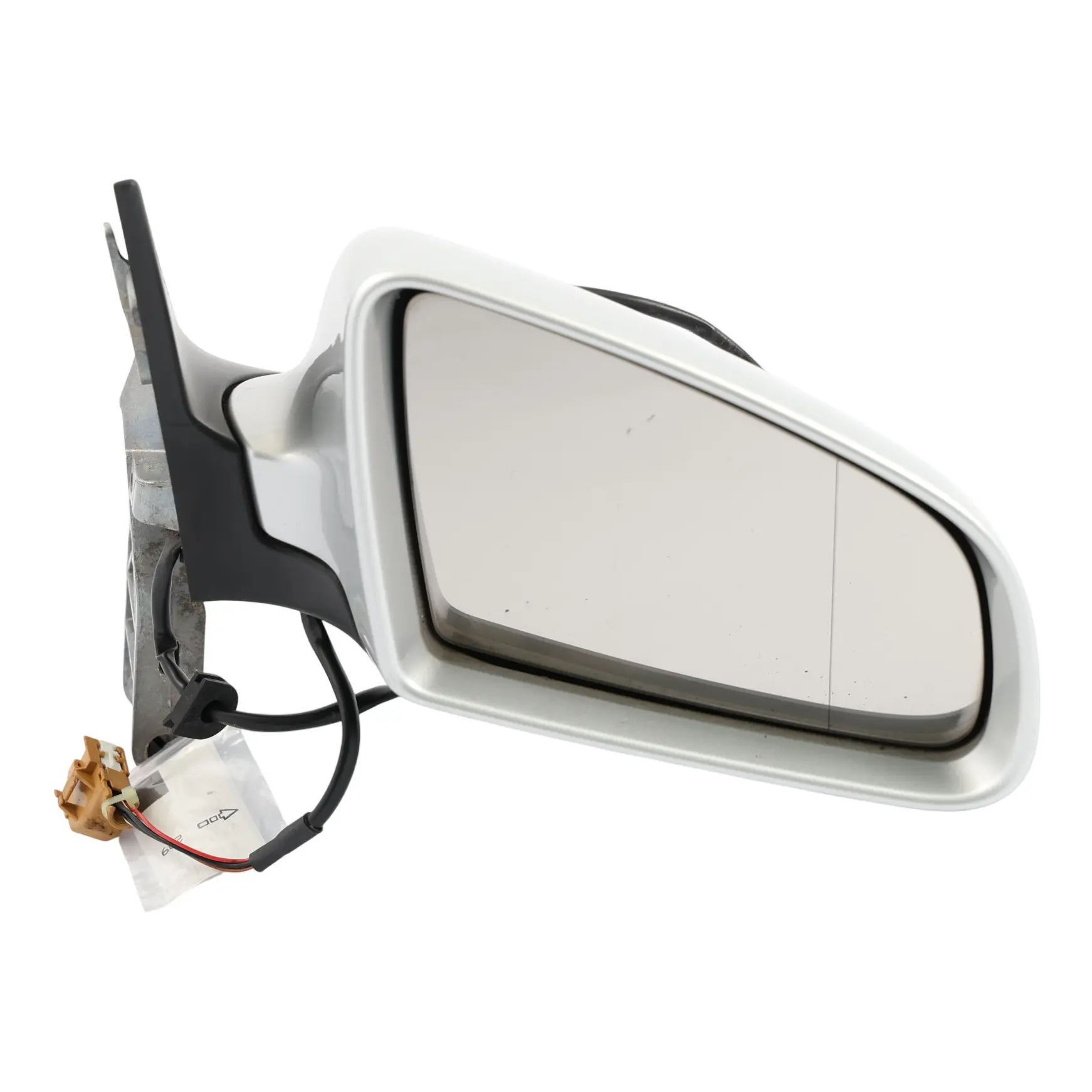 Door Wing Mirror Audi A4 B7 8H Outside Right O/S 8H2858532E Light - Y7W Silver