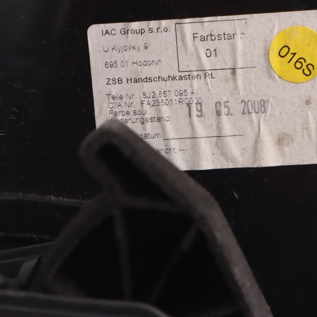 Glove Box Compartment Storage Interior Black 8J2857095B to Audi TT 8J with Part number RHD-8J2857095B Audi TT 8J Glove Box Compartment Storage Interior Black 8J2857095B - SKU RHD-8J2857095B - Part number RHD-8J2857095B