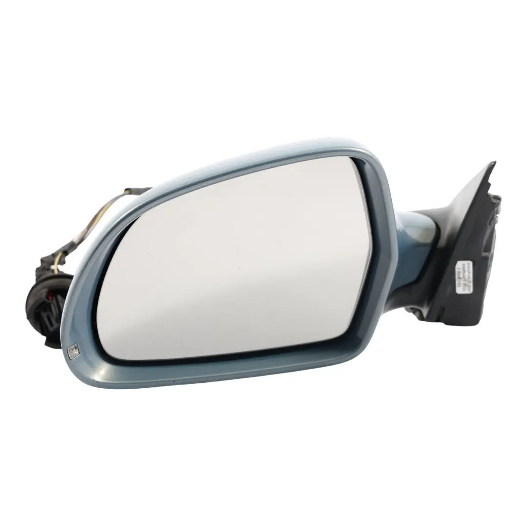Sportback Door Wing Mirror Glass Left N/S Sphere Blue Metallic - X5X to Audi A3 8P with Part number 8P2858531EB Audi A3 8P Sportback Door Wing Mirror Glass Left N/S Sphere Blue Metallic - X5X - SKU RHD-8P2858531EB-SPH - Part number 8P2858531EB