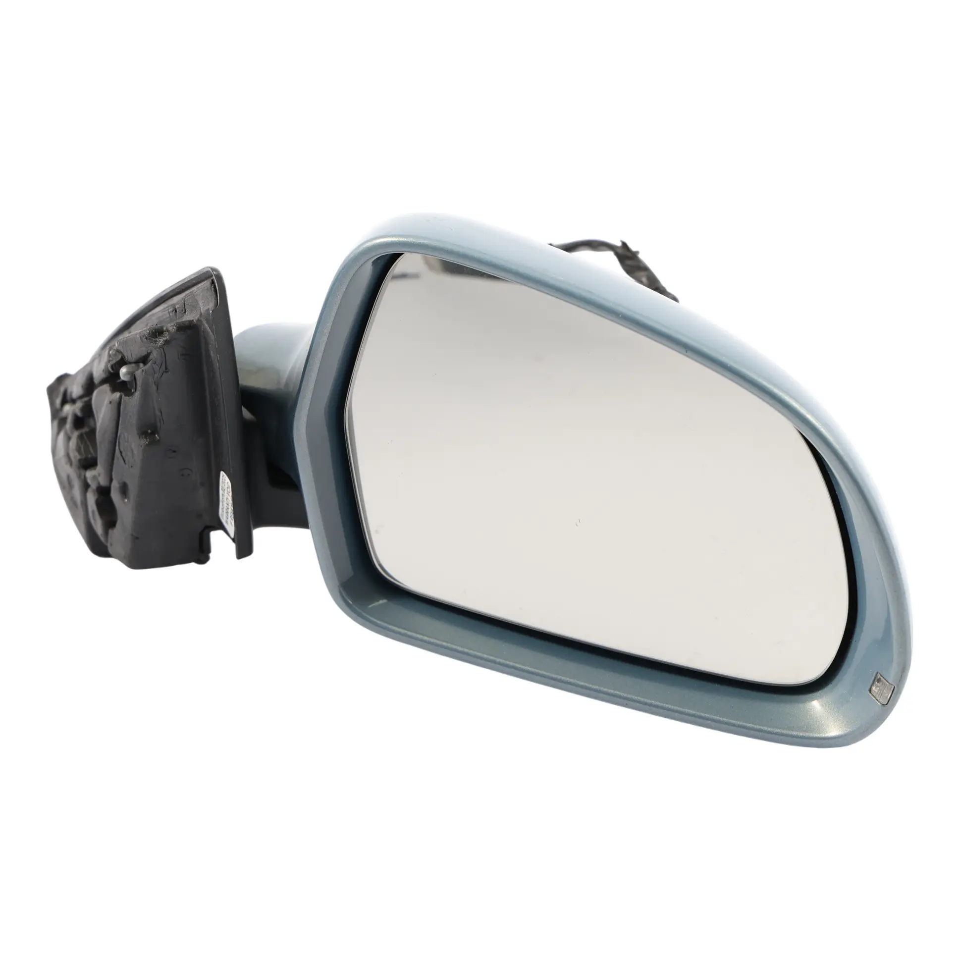 Audi A3 8P Wing Mirror Door Right O/S Outside Ibis Sphere Blue Metallic - X5X