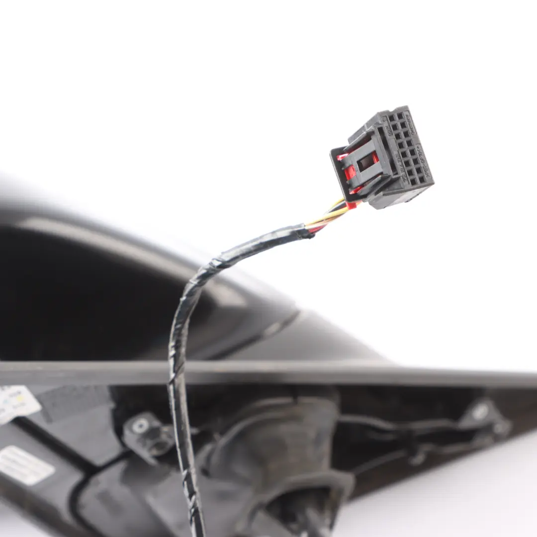 Mirror Wing Glass Left N/S Brilliant Black Metallic - Y9B to Audi Q5 8R Electric with Part number 8R2857409F Audi Q5 8R Electric Mirror Wing Glass Left N/S Brilliant Black Metallic - Y9B - SKU RHD-8R2857409F-BBL - Part number 8R2857409F