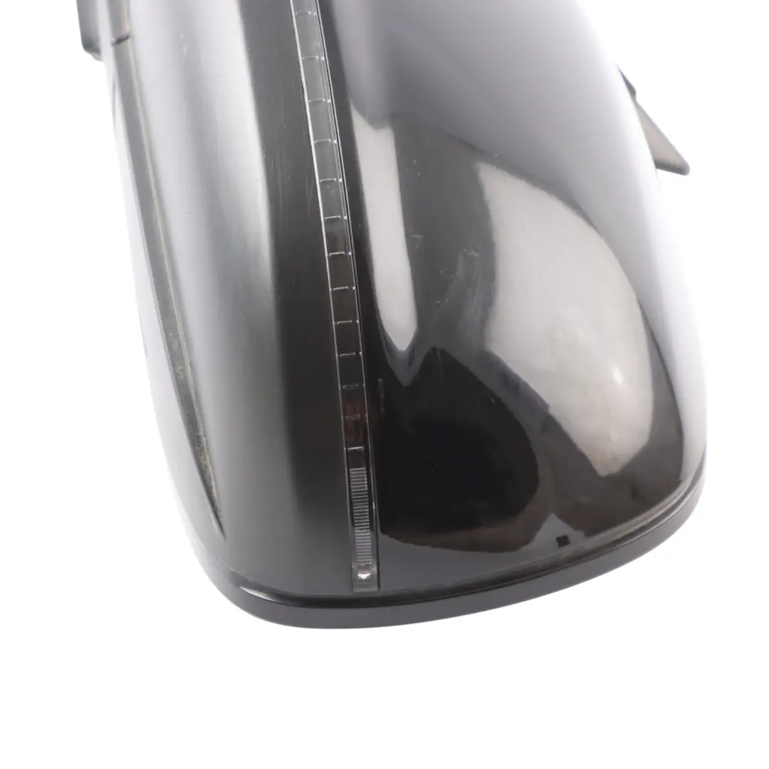 Audi Q5 8R Electric Mirror Wing Glass Left N/S Brilliant Black Metallic - Y9B - SKU RHD-8R2857409F-BBL - Part number 8R2857409F