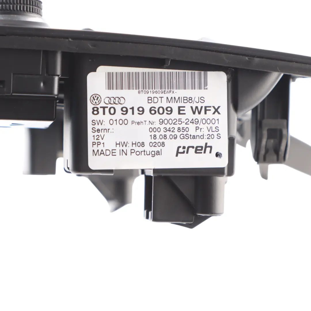 Audi A4 B8 Sat Nav MMI Centre Console Cover Panel Switch Button Block - SKU RHD-8T0919609E - Part number 8T0919609E