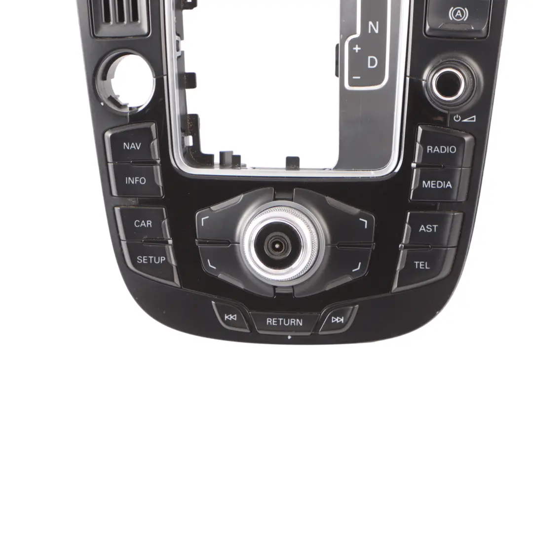 Sat Nav MMI Centre Console Cover Panel Switch Button Block to Audi A4 B8 with Part number 8T0919609E Audi A4 B8 Sat Nav MMI Centre Console Cover Panel Switch Button Block - SKU RHD-8T0919609E - Part number 8T0919609E