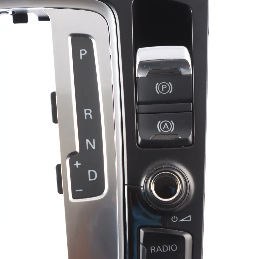 Sat Nav MMI Centre Console Cover Panel Switch Button Block to Audi A4 B8 with Part number 8T0919609E Audi A4 B8 Sat Nav MMI Centre Console Cover Panel Switch Button Block - SKU RHD-8T0919609E - Part number 8T0919609E