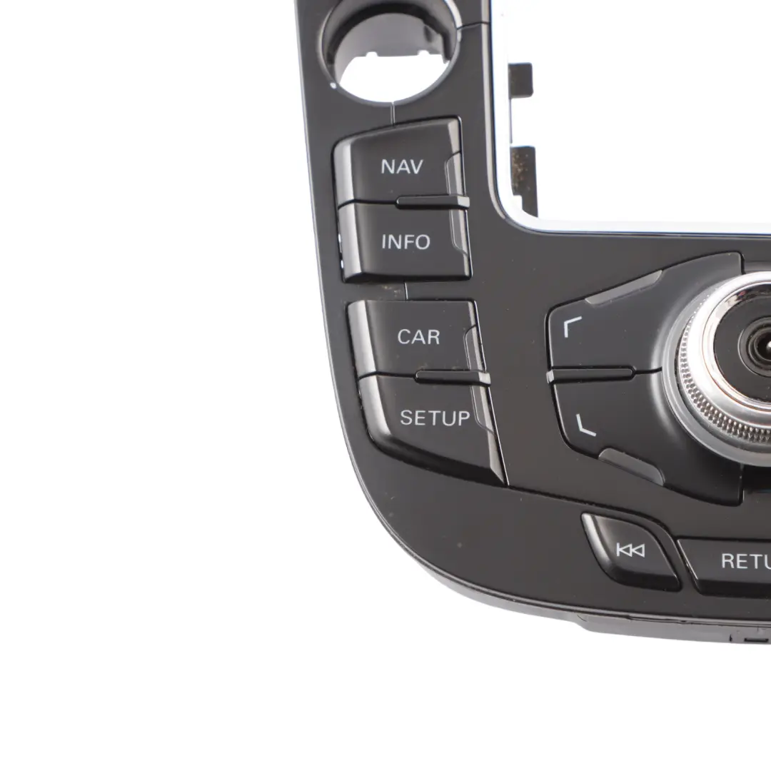 Sat Nav MMI Centre Console Cover Panel Switch Button Block to Audi A4 B8 with Part number 8T0919609E Audi A4 B8 Sat Nav MMI Centre Console Cover Panel Switch Button Block - SKU RHD-8T0919609E - Part number 8T0919609E