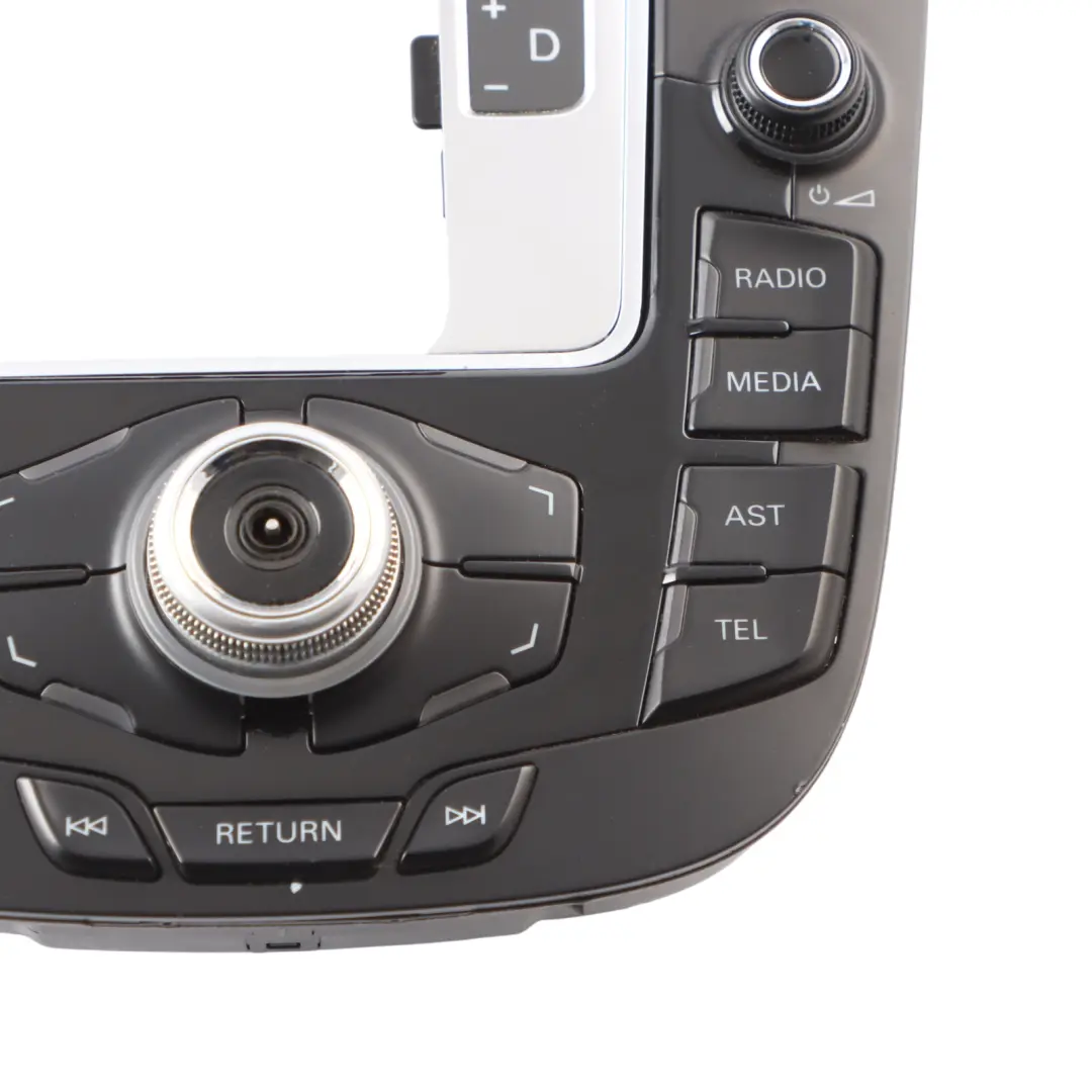 Sat Nav MMI Centre Console Cover Panel Switch Button Block to Audi A4 B8 with Part number 8T0919609E Audi A4 B8 Sat Nav MMI Centre Console Cover Panel Switch Button Block - SKU RHD-8T0919609E - Part number 8T0919609E