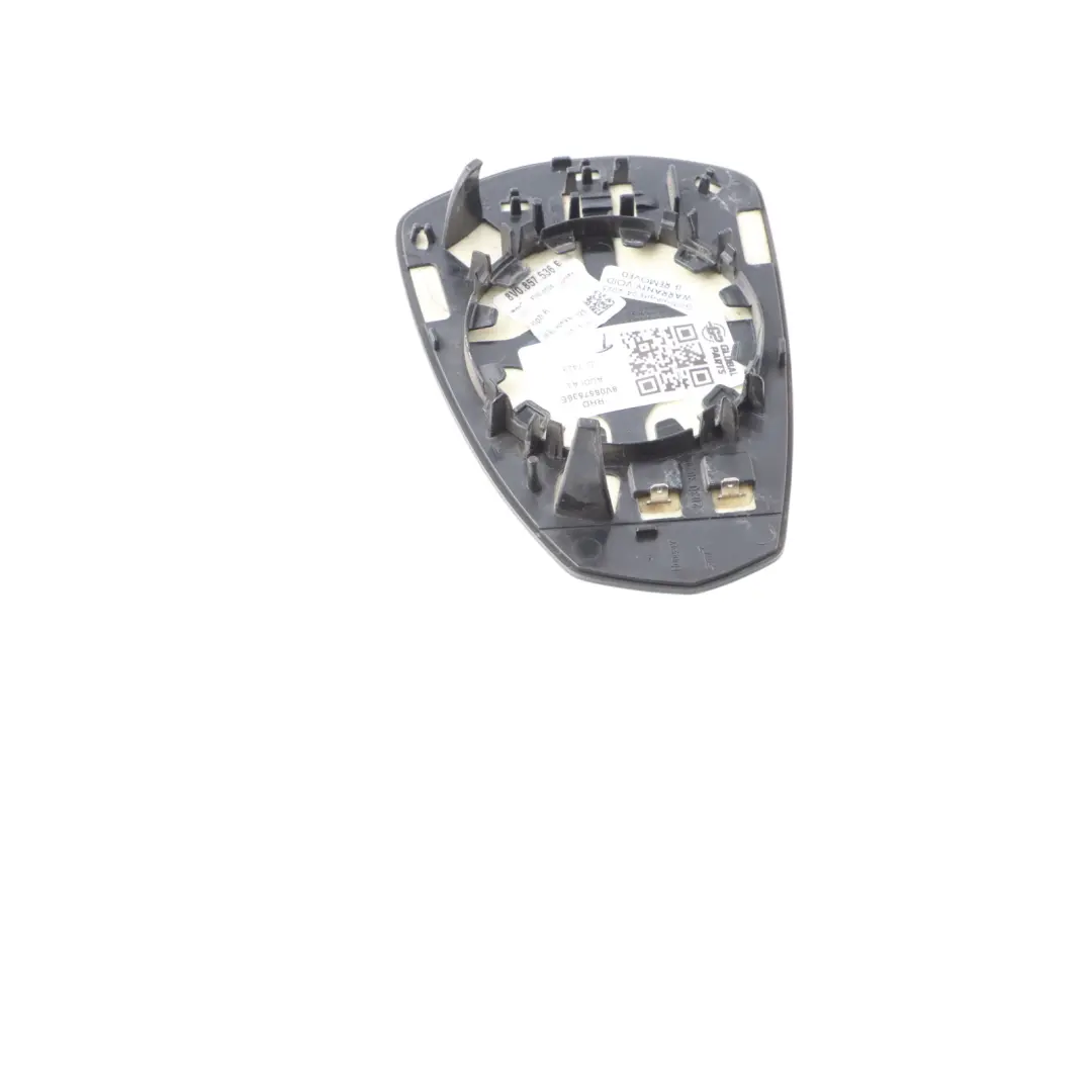 Wing Mirror Glass Outside Mirror Glazing Door Right O/S to Audi A3 S3 8V with Part number 8V0857536E Audi A3 S3 8V Wing Mirror Glass Outside Mirror Glazing Door Right O/S - SKU RHD-8V0857536E - Part number 8V0857536E